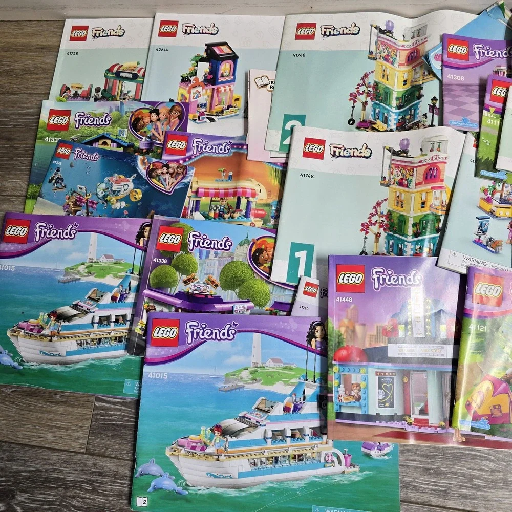 Lego Friends Manuals Bundle - 10+ Manuals